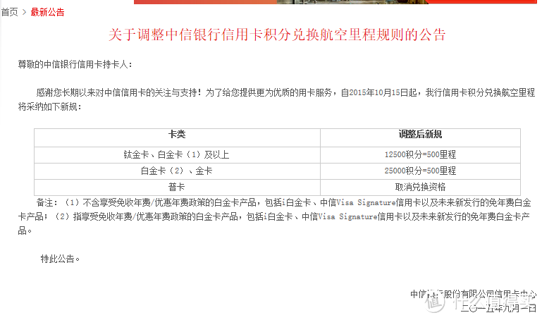 中信信用卡常备卡片介绍及积分贬值的拯救方法